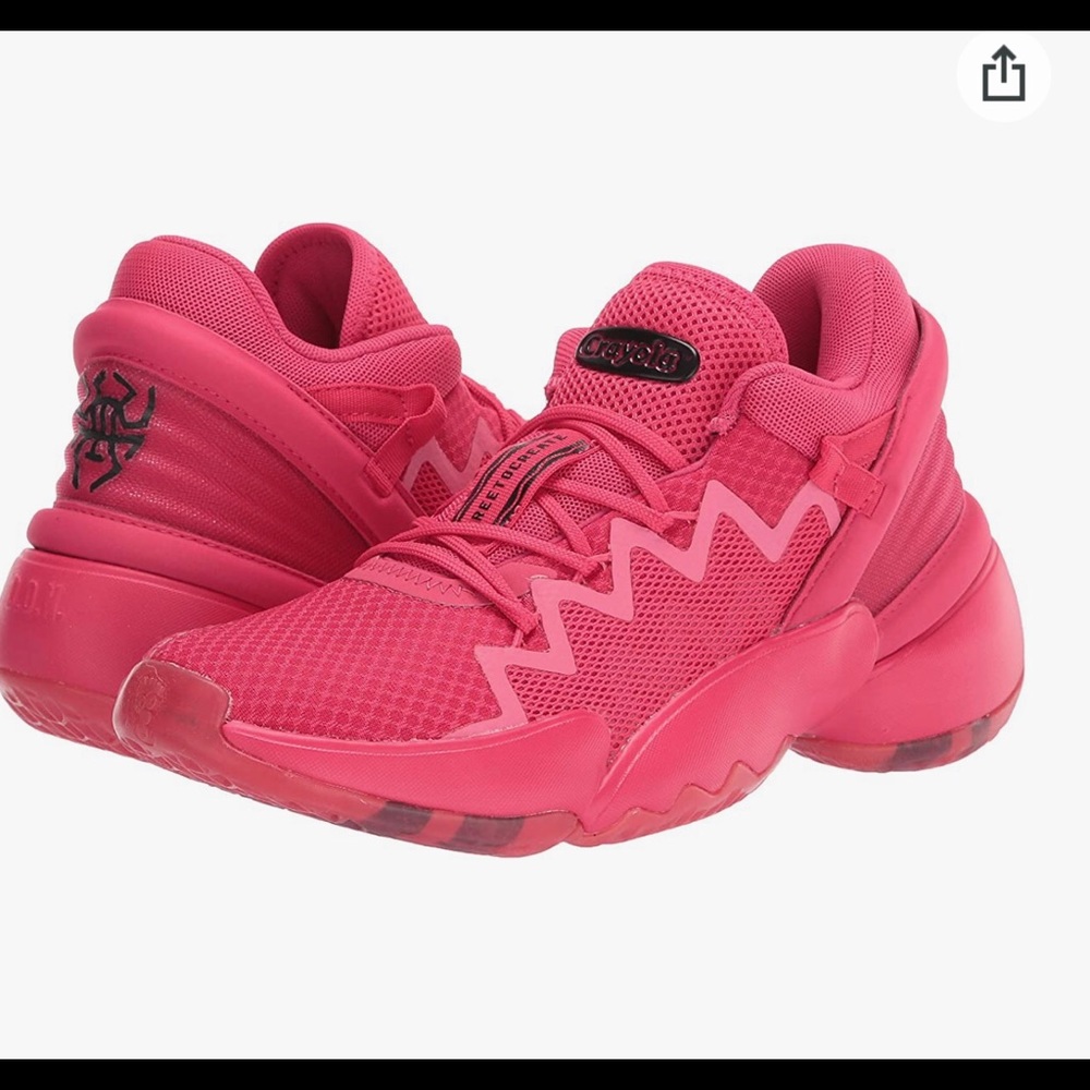 Pink Adidas sneakers